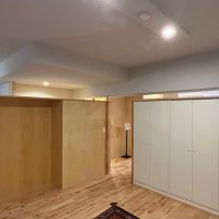 京都市下京区下材木町の賃貸物件/上部で空間が繋がり明りと風が行き来する