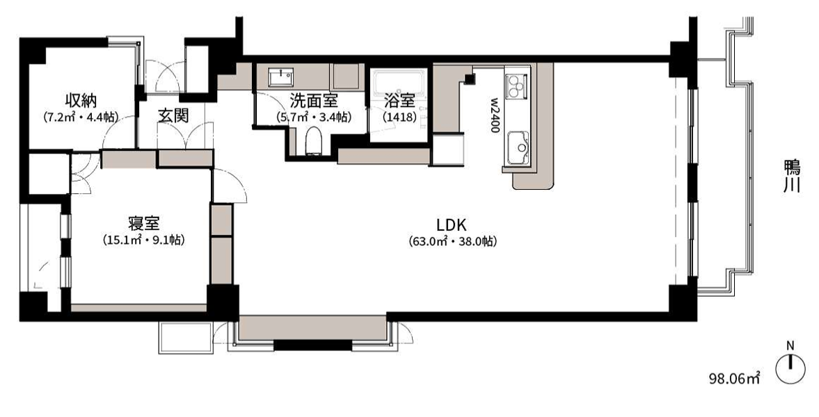 京都市下京区下材木町の賃貸物件