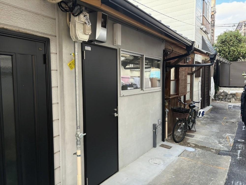 京都市左京区一乗寺赤ノ宮町11-19の賃貸物件/周辺の雰囲気。たまたま聞こえたご近所さんのやり取りにほのぼのしました。（写真は前回撮影）