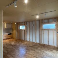 京都市左京区静市市原町205の売買物件/1階｜外断熱工法なので、もしご希望なら壁面はこのままでも可