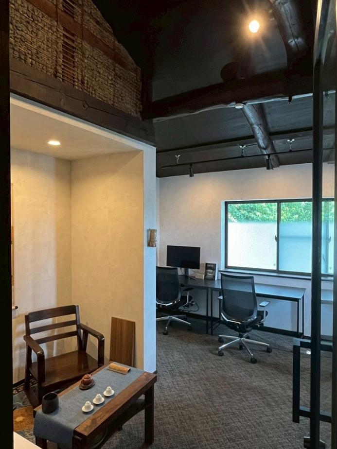 京都市左京区下鴨上川原町1の賃貸物件/C区画｜こちらは2階なので天井高あり