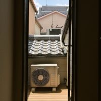 京都市下京区猪熊通三哲下る上夷町の賃貸物件/バルコニーには南からしっかりと陽が届く