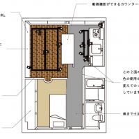 京都市右京区嵯峨中通町13-36の賃貸物件/【205※成約済】デザイン：スタヂオライオン（映像クリエイター）、コンセプトは「ものづくりを発信している方、または発信したい方へ」