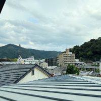 京都市左京区北白川西町の賃貸物件/4階洋室窓から大文字を望む。洋室の窓からは遮るものなく、存分に大文字を味わう事ができます