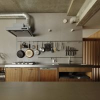 京都市左京区北白川追分町の売買物件/造作のキッチンは4口ガスコンロ