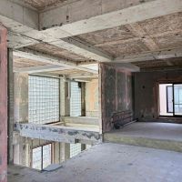京都市左京区北白川久保田町の賃貸物件/空いている箇所に元は階段があったようですが撤去されています。新たに階段を設けるかハシゴの設置が必要
