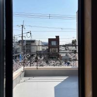京都市左京区北白川久保田町の賃貸物件/バルコニーもあります