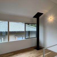 京都市左京区修学院檜峠町の賃貸物件/B号室（済）｜他の区画も薪ストーブが設置出来るように予め補強済み。