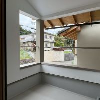 京都市左京区修学院檜峠町の賃貸物件/D号室（済）｜脱衣場に面してバルコニー
