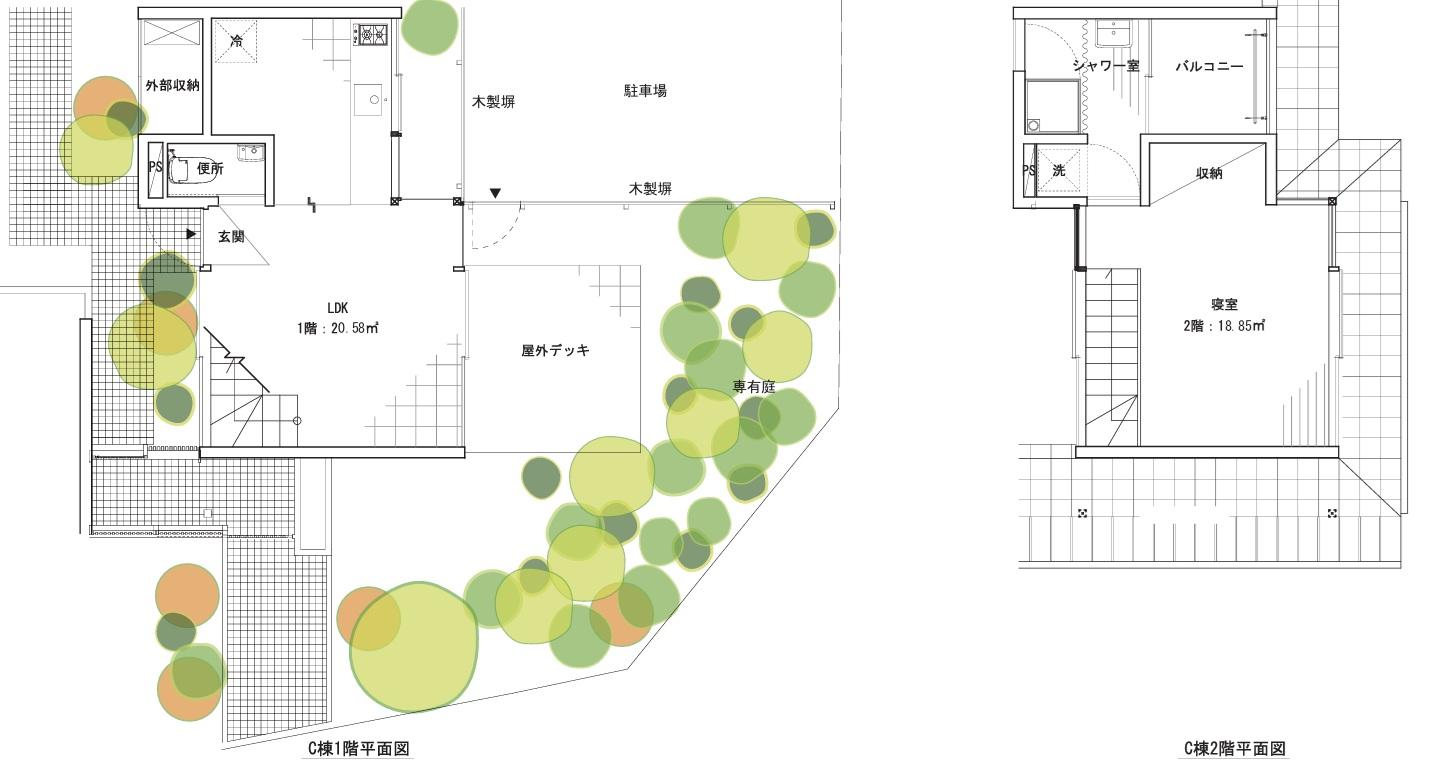 京都市左京区修学院檜峠町の賃貸物件/C号室