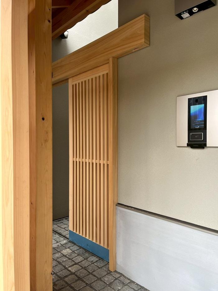 京都市左京区修学院檜峠町の賃貸物件/宅配BOX、オートロック付