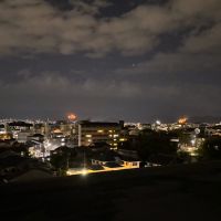 京都市左京区銀閣寺前町の賃貸物件/屋上からの送り火鑑賞もこの通り（オーナー提供写真）