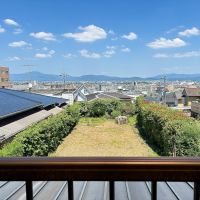 京都市西京区御陵北山町33-4の賃貸物件/写真では分かりにくいですが、2階からは比叡山や大文字、京都の街並みを一望できる