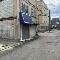 京都市左京区田中南西浦町73-11の賃貸物件/御蔭通から少し北へ入った場所にあります(2026年撮影)