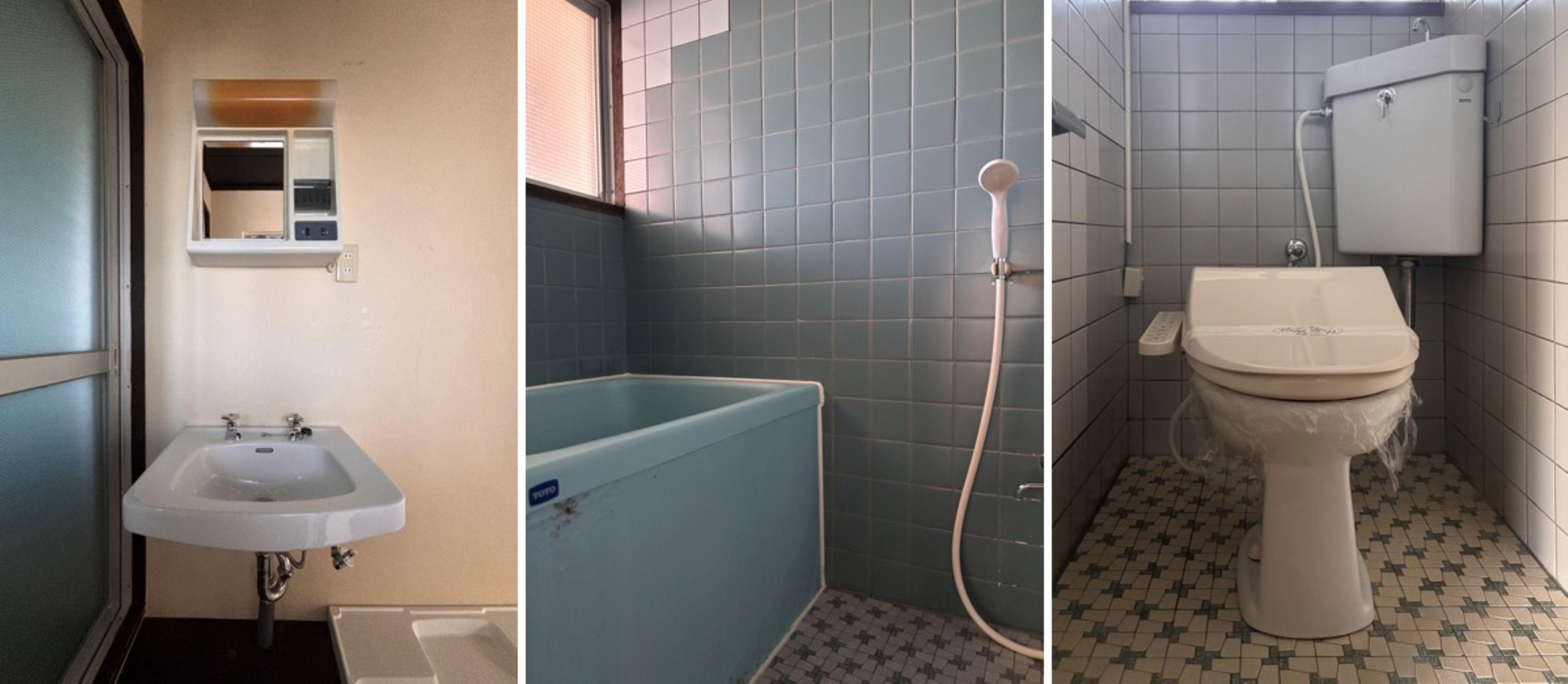 京都市北区上賀茂松本町15の賃貸物件/水回りはレトロスタイル