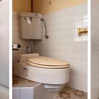 京都市左京区鹿ケ谷西寺ノ前町14番の売買物件/1F｜浴室、トイレ、洗面台はいずれも現状のまま。水回りは一式改修が必要です。