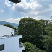 京都市左京区北白川西蔦町29の賃貸物件/東を向くと大文字