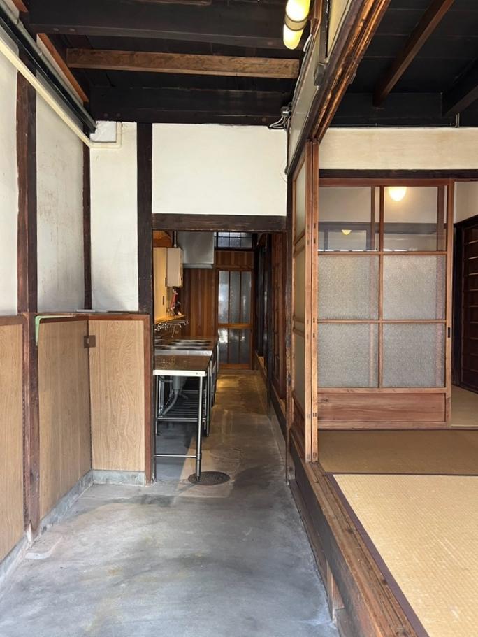 京都市上京区今出川通七本松西入真盛町726の賃貸物件/内装は大幅な変更を行わず、基本的には当初のままの状態を維持した改修が行われてます