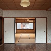 京都市上京区油小路通一条上る二丁目革堂西町530 の賃貸物件/2階｜洋室から見る和室。2階はオフィスなどに。