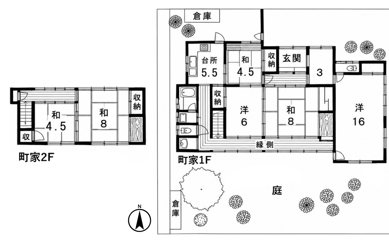 京都市右京区龍安寺斎宮町15番地2の賃貸物件