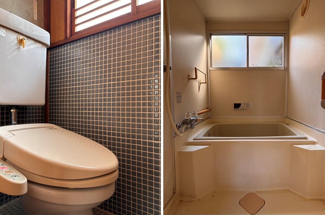 京都市左京区北白川久保田町60の賃貸物件/トイレとお風呂