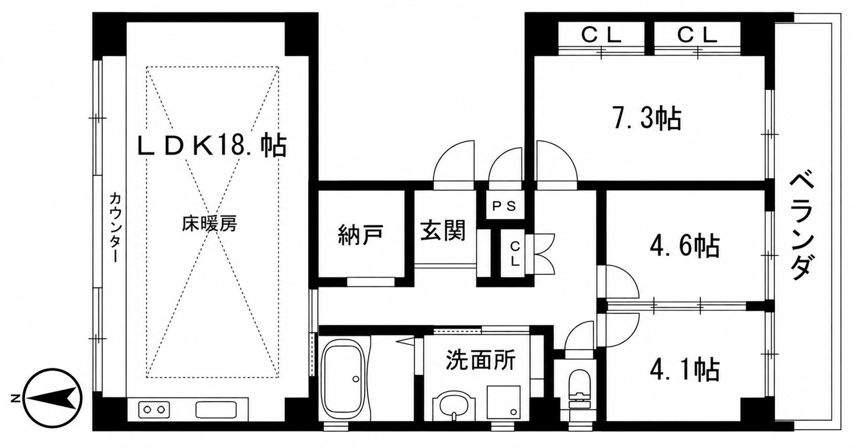 京都市左京区松ケ崎芝本町4-1の賃貸物件