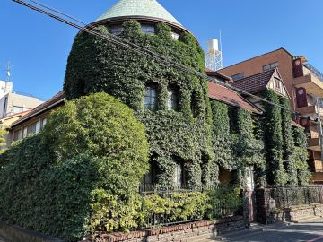 京都市中京区麩屋町通六角下る坂井町470の賃貸物件/ツタの洋館、まさに壮観