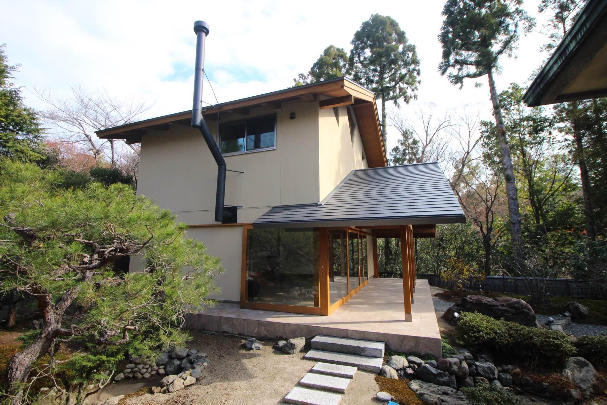 京都府京都市北区平野鳥居前町84-1の賃貸物件/こちらが20218年に新築された方。