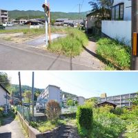 京都府京都市左京区岩倉上蔵町の賃貸物件/上：右側の通路を行けば下の写真に繋がり、右側の野花の間を進みます