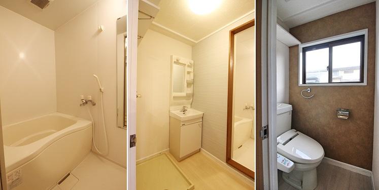 京都府京都市左京区高野泉町の売買物件/窓が大きく気持ち良いトイレ
