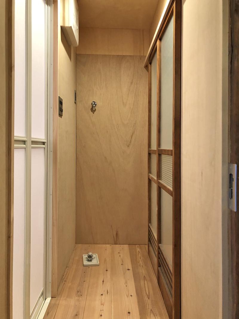 大阪市生野区生野東２丁目の賃貸物件/脱衣所と室内洗濯機置き場は少し幅が狭めなので注意です。