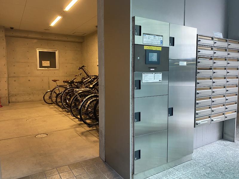 大阪市西区靱本町2丁目の賃貸物件/自転車置き場と宅配ボックスも完備