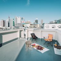 大阪市福島区海老江７丁目の賃貸物件/屋上のおまけ付き。夏はプライベートビアガーデンとして楽しめそうです。