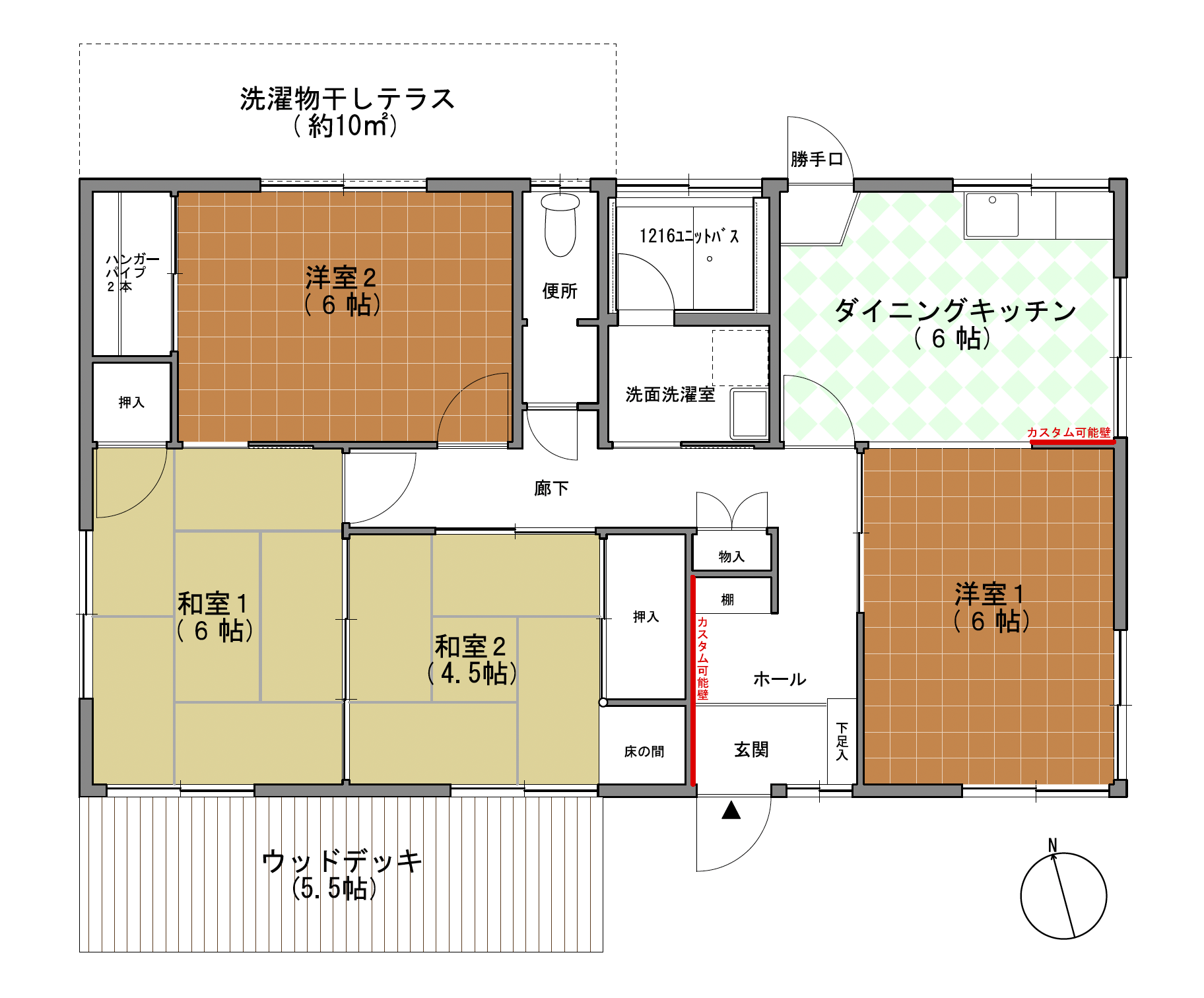 枚方市杉山手1-3-10の賃貸物件
