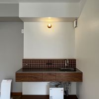 大阪市北区天満３丁目４&minus;１１の賃貸物件/専用のキッチンもついています。オフィスにしては豪華！