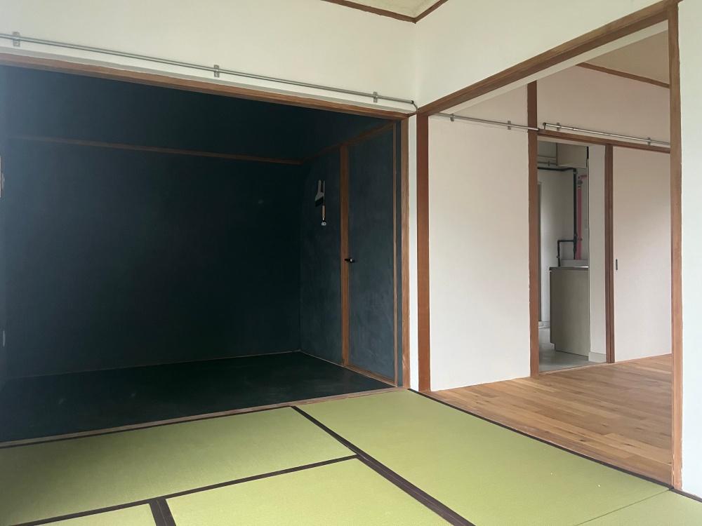 大阪市住之江区北加賀屋2丁目の賃貸物件/壁が取り払われた風通し良く開放的な一室空間