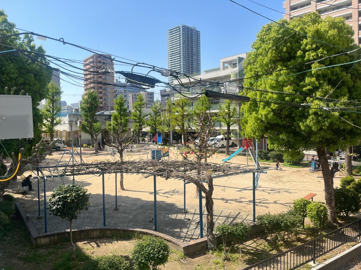 大阪市北区菅栄町の賃貸物件/［201］部屋からの眺望。
