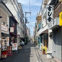 大阪市天王寺区舟橋町の賃貸物件/物件に続く道。いい匂い。