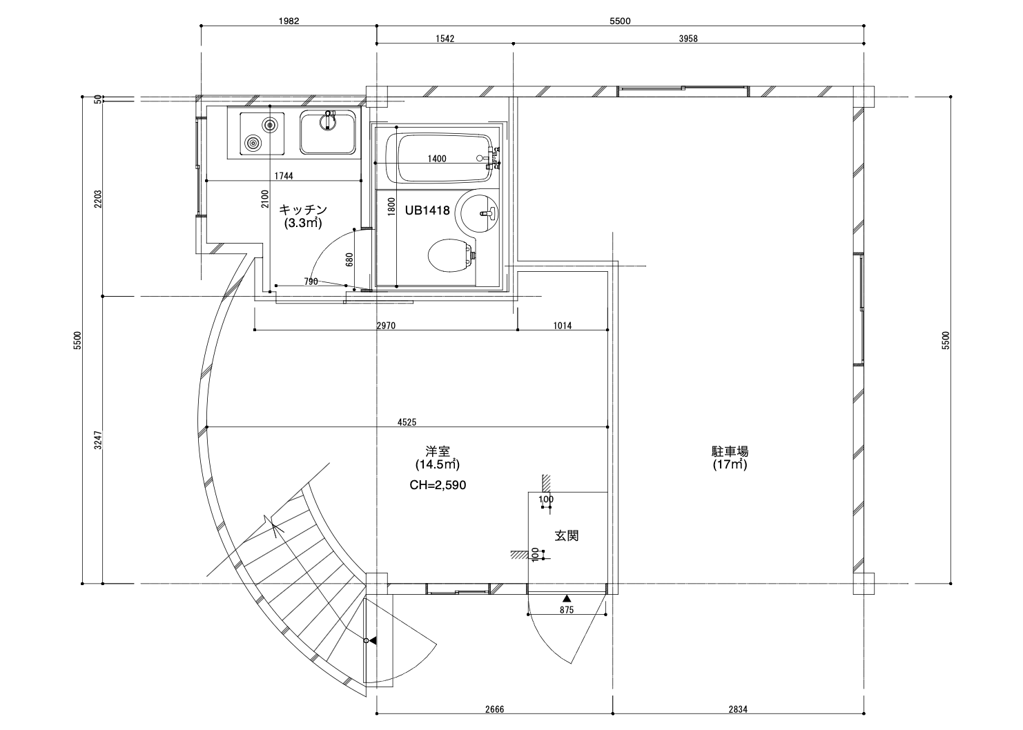 大阪市天王寺区舟橋町の賃貸物件