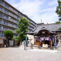 大阪市淀川区塚本2丁目の賃貸物件/塚本神社。朝は神社にお参りしてから一日を始める。そんな日常を送れるのも、この住まいの魅力です。