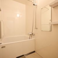 大阪市淀川区塚本2丁目の賃貸物件/ユニットバス。お湯が冷めにくい保温浴槽です。