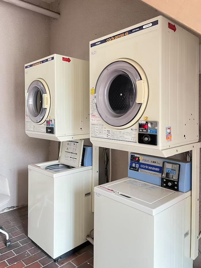 大阪市東淀川区の賃貸物件/共有部には洗濯乾燥機あり。