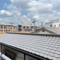 大阪市東淀川区の賃貸物件/建物が低いので、圧迫感はありません。