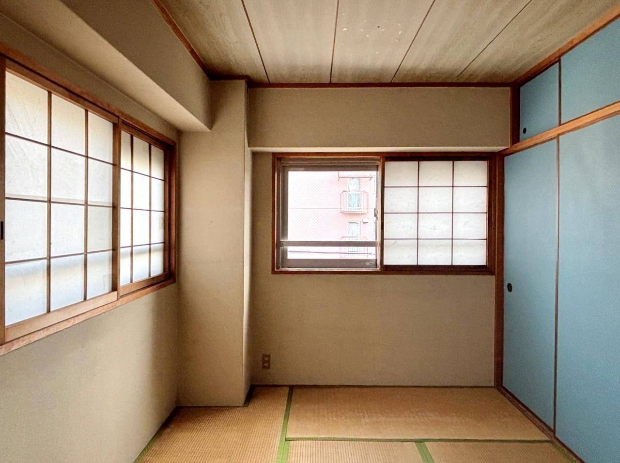 豊中市螢池南町3丁目の売買物件/現状の和室部分も2面採光です。