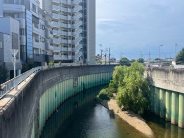 堺市堺区浅香山町3丁目の賃貸物件/川沿いのコンパクトなハコ