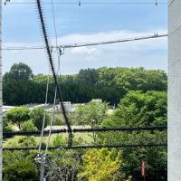 大阪市東住吉区南田辺4の賃貸物件/長居公園ビュー！広い空！