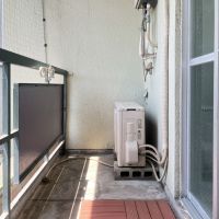 大阪市東住吉区南田辺4の賃貸物件/バルコニー。