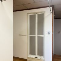大阪市北区中津2の賃貸物件/上階：カーテンをつけると脱衣所に。