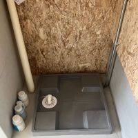 大阪府堺市堺区宿院町東４丁の賃貸物件/溶け込むグレーの洗濯パン。