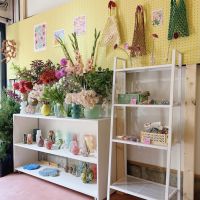 大阪市福島区海老江７丁目の賃貸物件/DIYでディスプレイなどを自作されていました（前入居者より写真提供）。